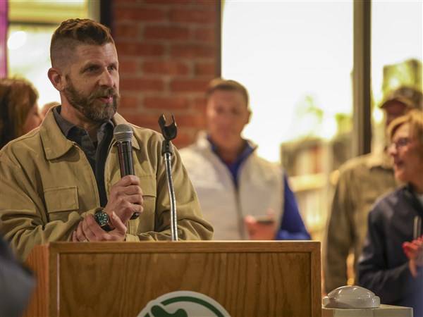 Sylvania lights up to celebrate Main Street block renovation project