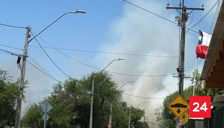 Senapred pide evacuar sector Polpaico de comuna de Tiltil por incendio forestal