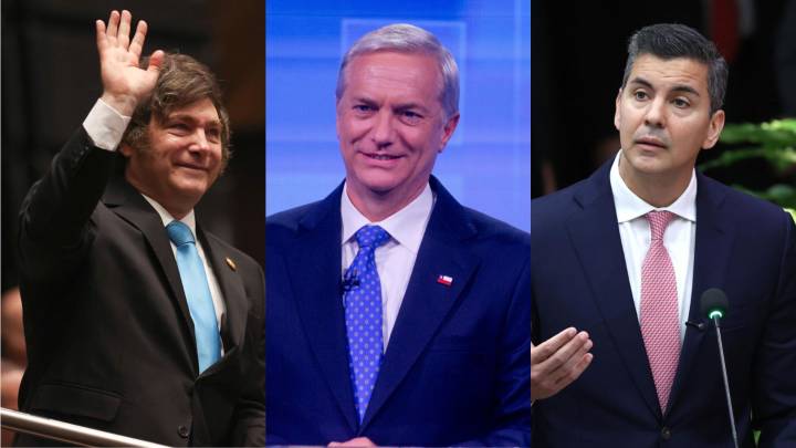 Presidentes Javier Milei y Santiago Peña llamaron a José Antonio Kast tras pasar a segunda vuelta