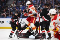 Morgan Frost breaks 3rd-period tie, NHL-worst Flames beat Sabres 6