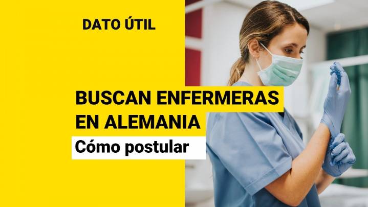 Buscan enfermeras chilenas para trabajar en Alemania por falta de personal: Parten ganando más de $3 millones