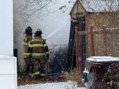 VIDEO: Caller reports 'explosion' before fire in Pymatuning township