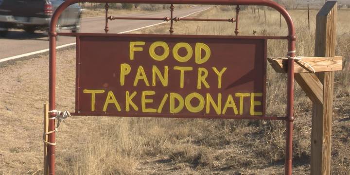 El Paso County man turns driveway into free food pantry, receives international support