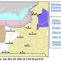 Wind advisory issued for Sunday in Genesee, Orleans and Wyoming counties