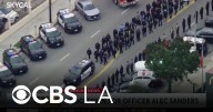 Procession for Alhambra Police Officer Alec Sanders