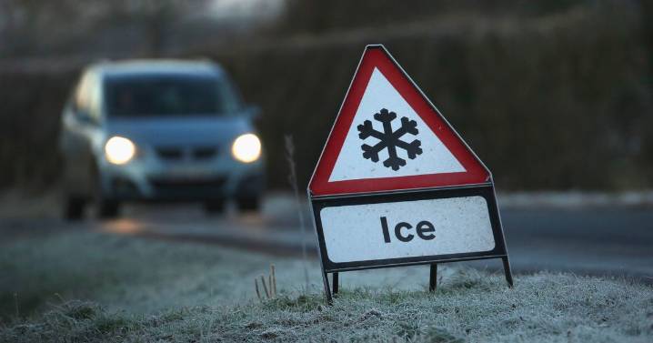 Arctic blast will bring 'slippery conditions' across the UK and 'harsh frost'