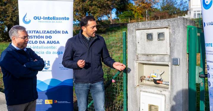 La Diputación de Ourense instala 65.000 contadores de agua inteligentes en 74 concellos