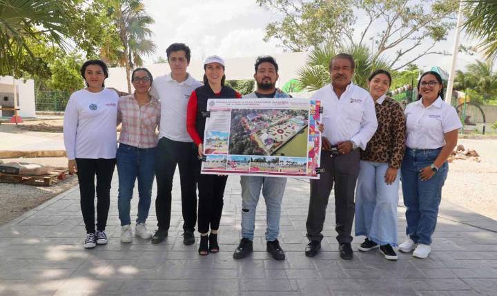Atenea Gómez Ricalde anuncia inicio de la construcción de la tercera etapa de Plaza Ejidatarios en Ciudad Mujeres