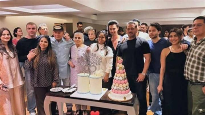 Bollywood Salman Khan and Family Celebrate Double Anniversary; Salim–Salma Khan’s 61st and Arpita–Aayush Sharma’s 11th Wedding Anniversaries With Heartwarming Family Gathering (View Post)