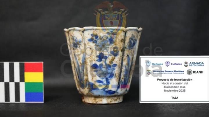 Un salto a 600 metros bajo el mar: los primeros tesoros del San José regresan a Colombia