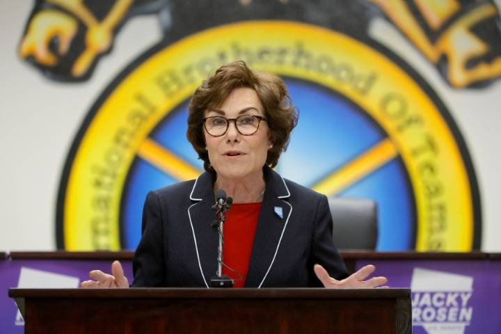 Nevada Sen. Rosen defends choice to side with Democrats on government shutdown