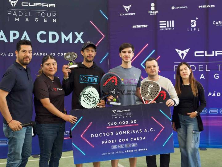 CUPRA PÁDEL TOUR IMAGEN y Pádel con Causa tuvieron cierre espectacular en Ciudad de México.