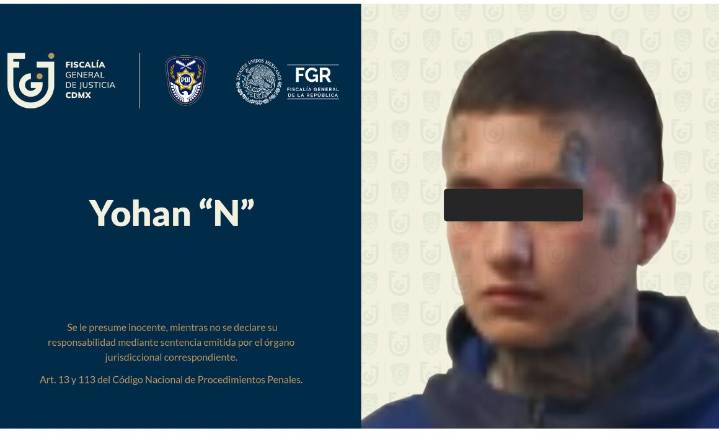 Vinculan a proceso a Yohan, ligado a La Unión Tepito detenido en España