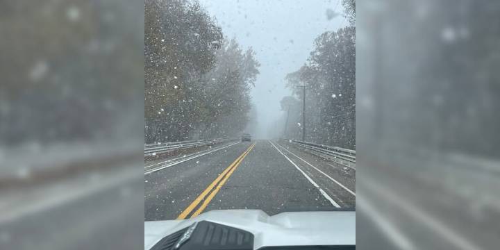 Pictures and videos: Early November snow falls across the Midstate