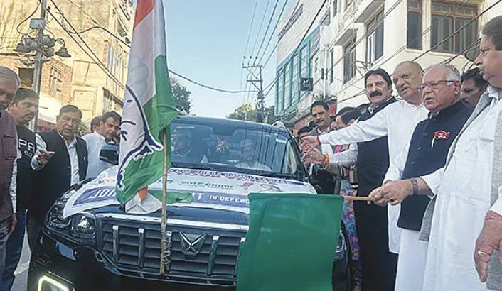 Congress-NC rift remains unbridged!: NC decided on RS, Nagrota polls unilaterally: Karra