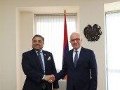 MEA Secy (West) discusses bilateral relations with Armenia