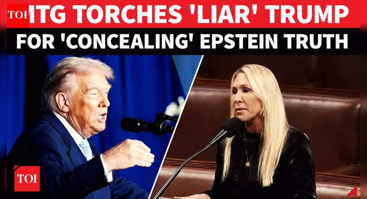 'Trump LIAR, A Big Fail': Marjorie Taylor Greene Loses Cool In House Speech On Epstein Files