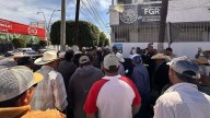 Campesinos de Guanajuato se presentan ante la Fiscalía General de la República