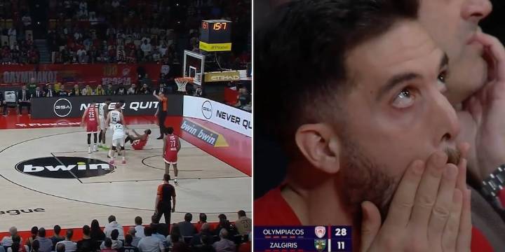 Drama en el básquet europeo: una figura regresó tras más de 500 días ausente por lesión y se rompió el tendón de Aquiles a los dos minutos