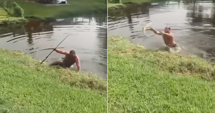 Cubano en Florida captura trucha gigante en video viral