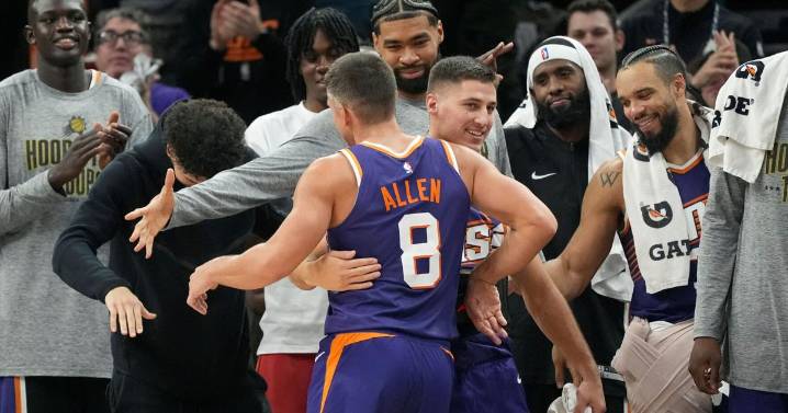 Grayson Allen makes Suns-record 10 3-pointers, scores 42 points in 121