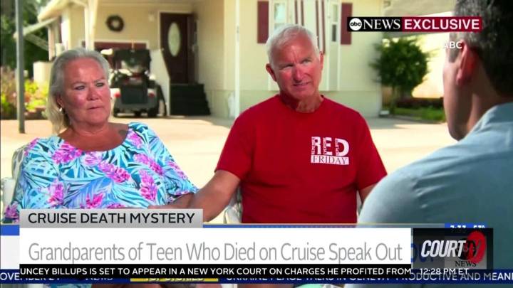 Stepbrother Suspect in Carnival Cruise Murder; Grandparents Speak