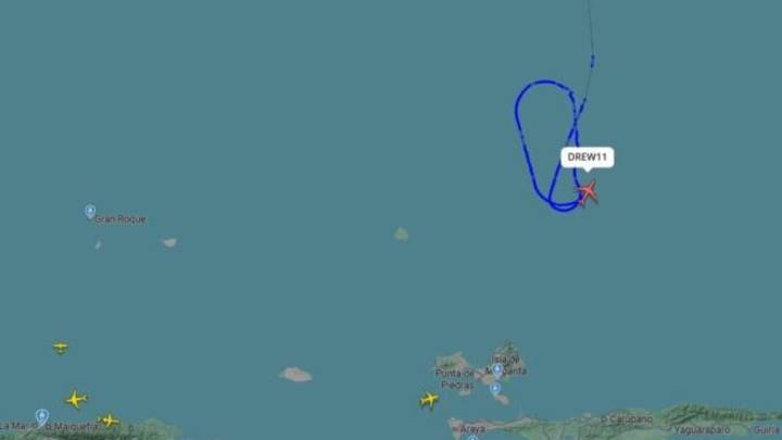 Avión cisterna de EE. UU. sobrevoló este lunes cerca de la isla de Margarita, al norte de Venezuela