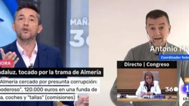 Javier Ruiz y Antonio Maíllo se enganchan por la candidatura de Por Andalucía: "Usted no me dirige a mí"