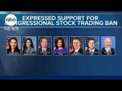 Lawmakers push for congressional stock trading ban