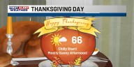 First Alert Forecast: Cooler temperatures for our Thanksgiving, ahead of rain chances this weekend