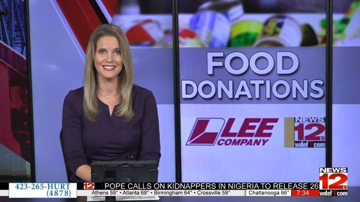 Lee Company delivers donations to Chattanooga Area Food Bank