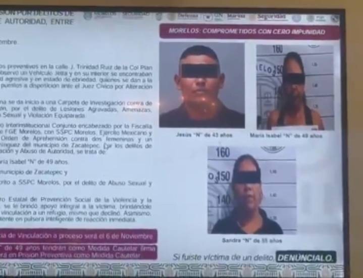 Vinculan a proceso a policía por golpear y violar a una mujer en Morelos; uno más está prófugo