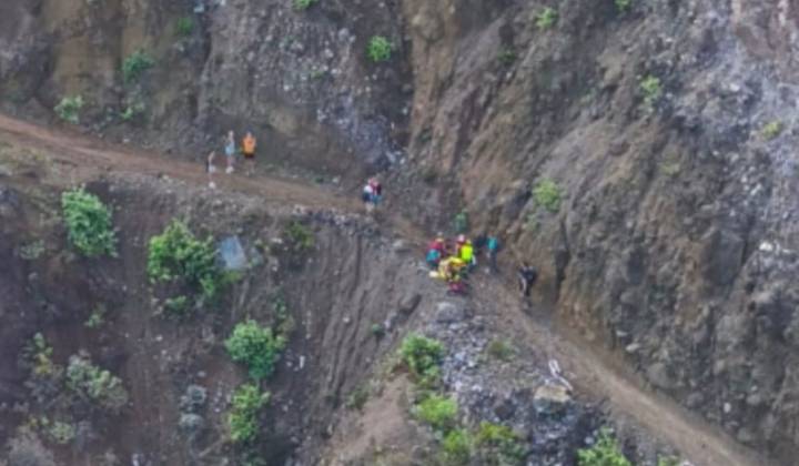 Un desprendimiento en Anaga deja un herido grave