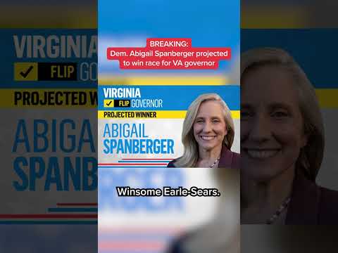 BREAKING: Dem. Abigail Spanberger projected to win race for VA governor