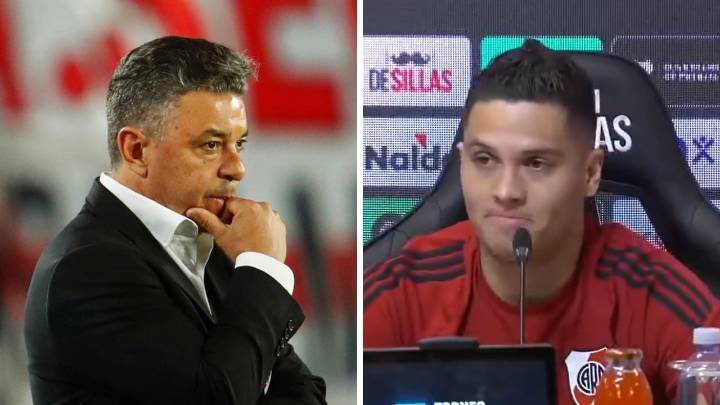 Juan Fernando Quintero da cara y responde a Gallardo: ¿por qué se molesta cuando lo cambian en River?