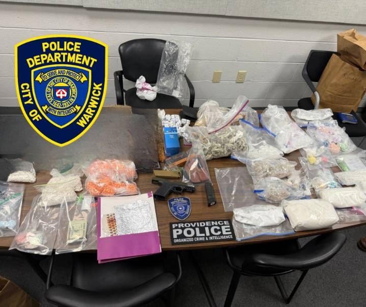 Warwick Police seize narcotics, handgun after search warrant