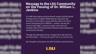 LSU mourns death of former President Dr. William L. Jenkins