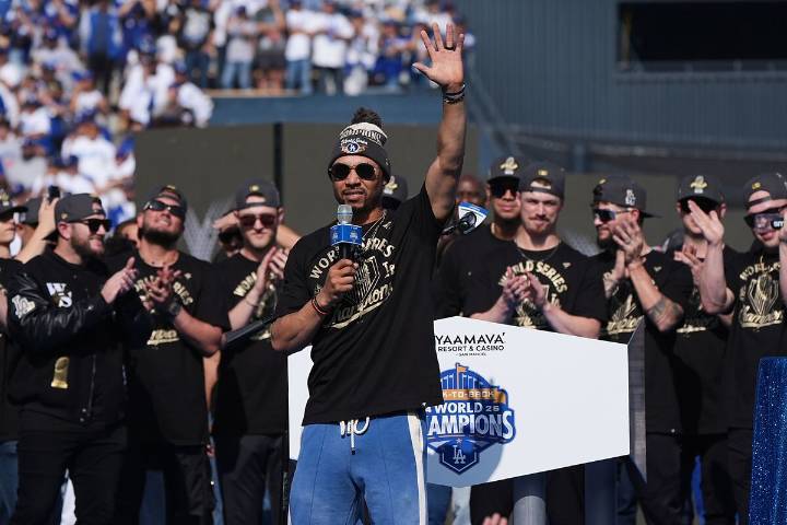 Mookie Betts olvida su peor momento con un mensaje emotivo en los festejos de los Dodgers
