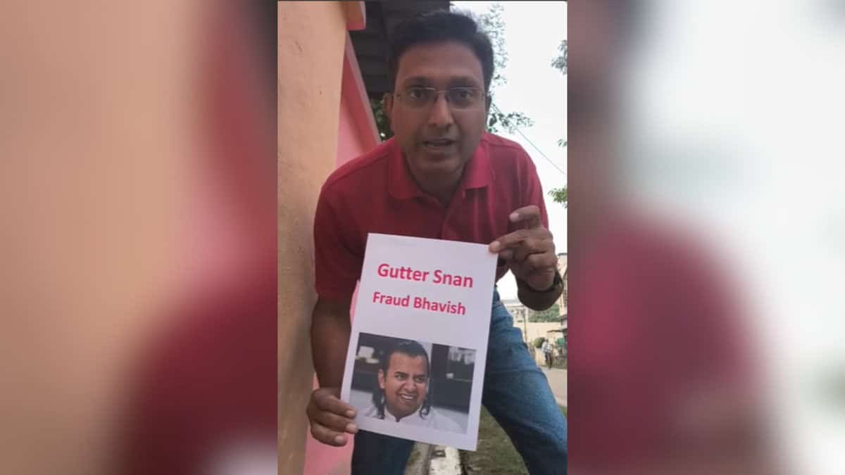 Man offers digital ‘gutter snan’ of Ola CEO Bhavish Agarwal