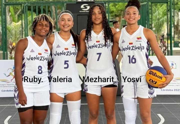 Venezuela ganó invicta basquet 3×3 femenino en CAC Escolar