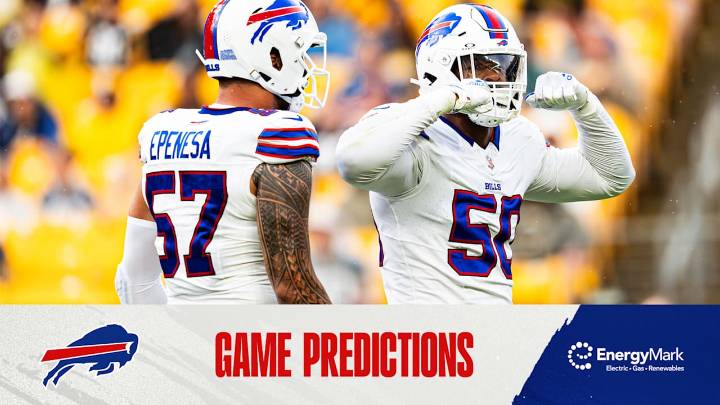 Buffalo Bills at Pittsburgh Steelers Game Predictions
