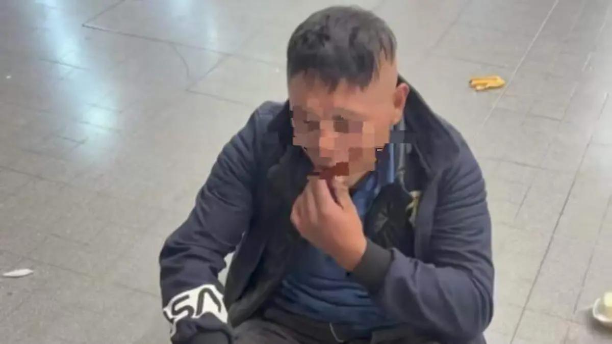 Tunden a golpes a sujeto que acoso a mujer