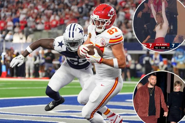 Taylor Swift skips Chiefs’ Thanksgiving game as Brittany Mahomes celebrates Travis Kelce’s touchdown