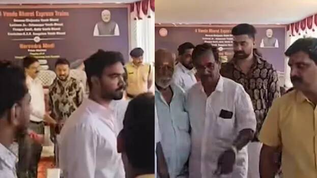 New Vande Bharat; Prashant Sivan, BJP boycott function attended by Rahul Mamkootathil MLA