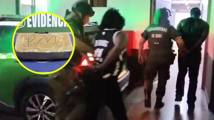 Un hombre y una mujer fueron detenidos por microtráfico en Estación Central: Se incautó pasta base y cocaína