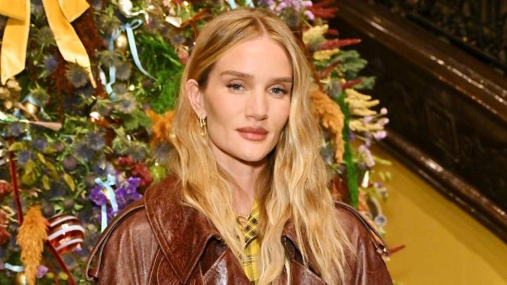 Rosie Huntington-Whiteley just wore an unlikely colour combination and £7k earrings