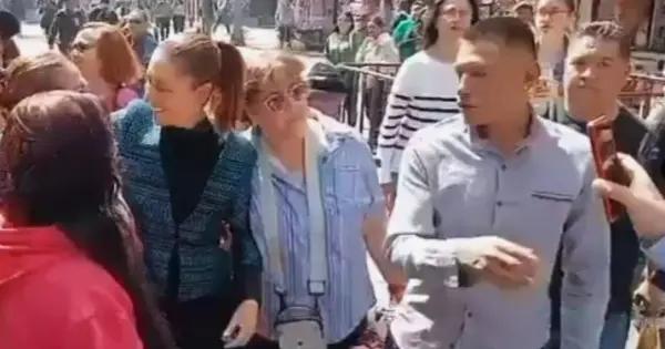 Sheinbaum levanta denuncia contra hombre que la tocó