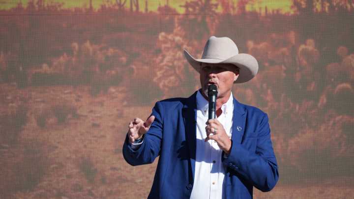 Trump-backed Mark Lamb promotes 'God, family, freedom' in Congress run