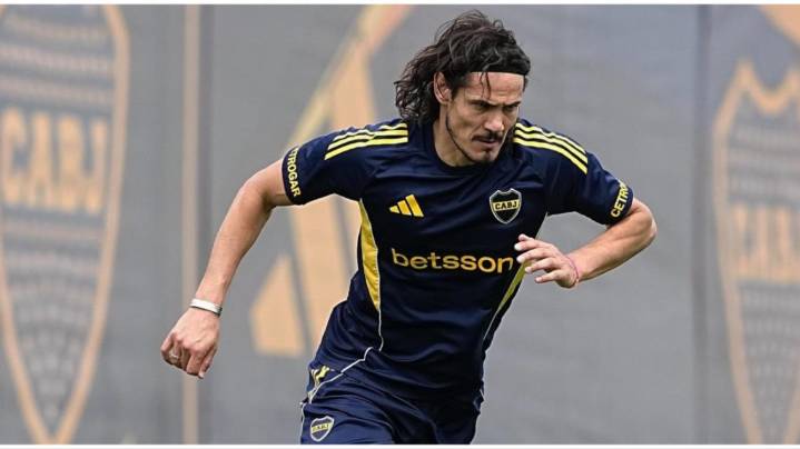 Edinson Cavani se entrenó a la par del plantel de Boca: ¿vuelve a la titularidad?
