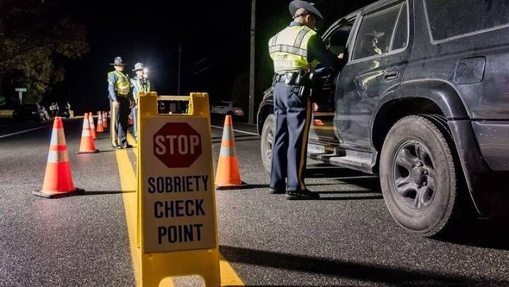 Where is the DUI checkpoint in Delaware on Thanksgiving Eve?